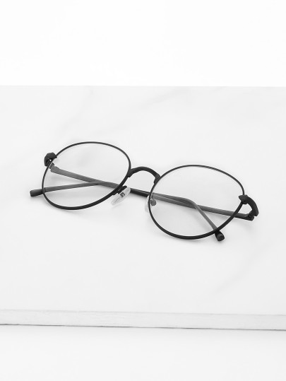 Metal Frame Clear Lens Glasses