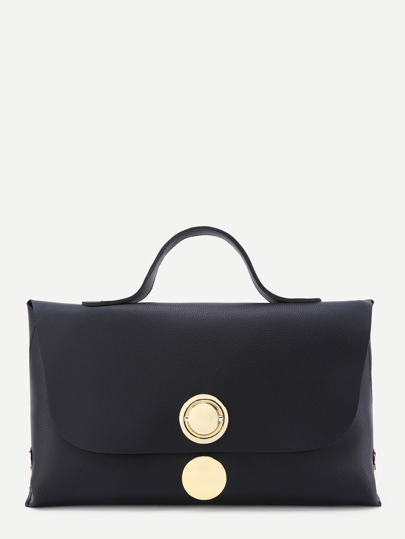 PU Handtasche mit Metall