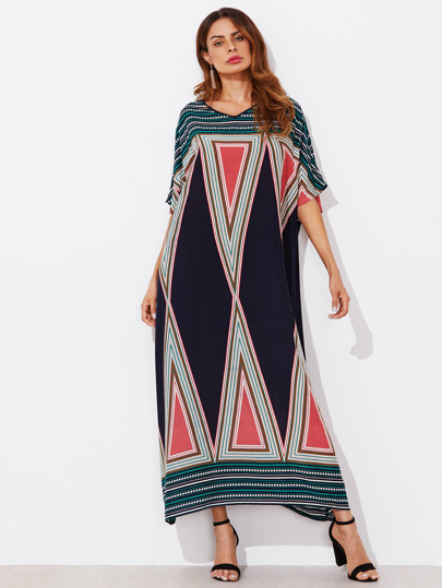 Vestido extragrande de manga dolman