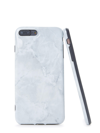 Funda de iPhone con estampado de mármol