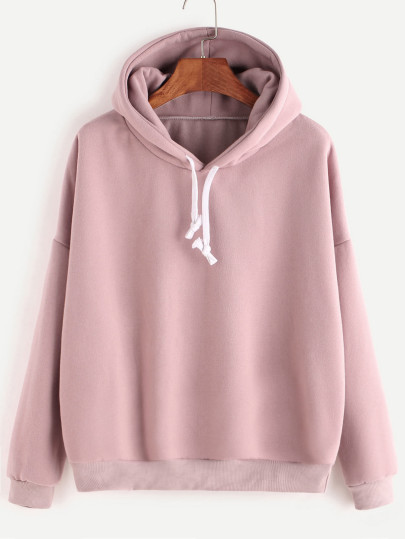 Hooded Drop Shoulder Sweatshirt