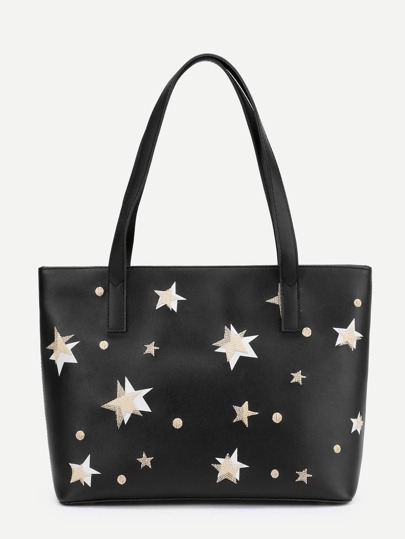 PU Handtasche mit Stern