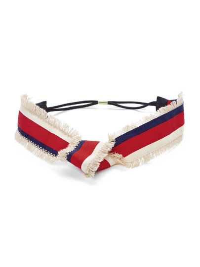 Frayed Trim Knot Headband