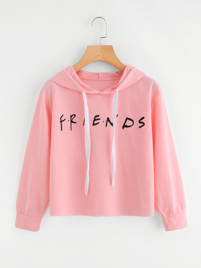 Sudadera de hombros caídos con Friends
