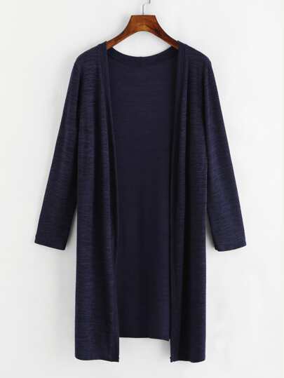 Slit Side Marled Cardigan