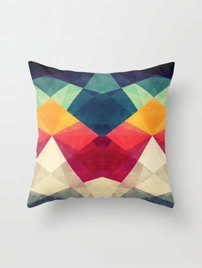 Color Block Pillowcase Cover