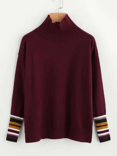 Maglione con spalle scivolate