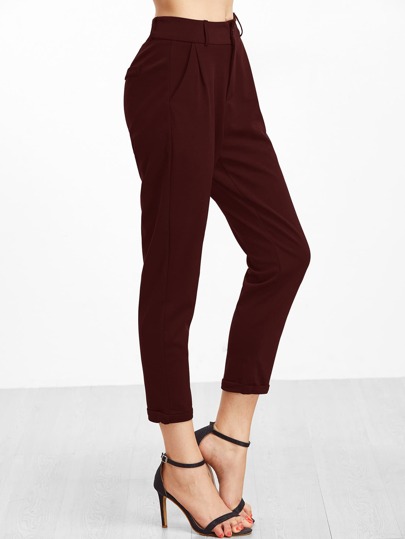 Pantalons avec des replis