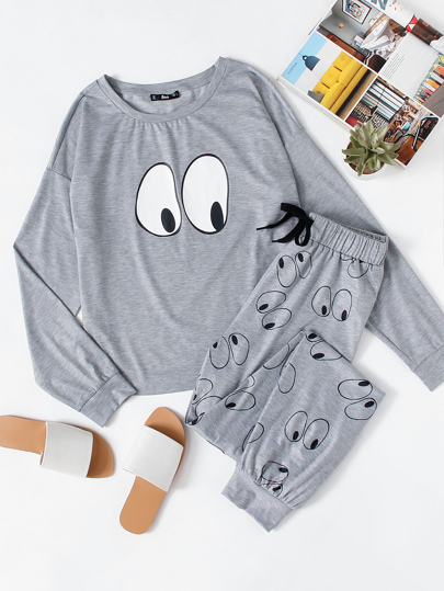 Conjunto de pijama con estampado