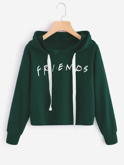 Sudadera de hombros caídos con Friends