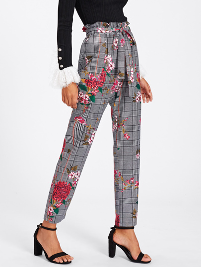 Pantalons avec taille à volants