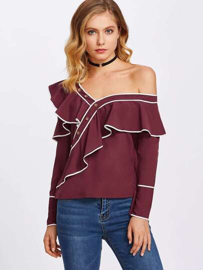 Camicetta con spalle scoperte