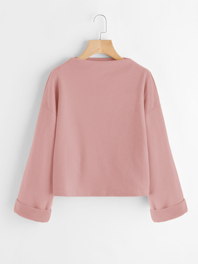 Sweat-shirt avec la chute de l\'épaule