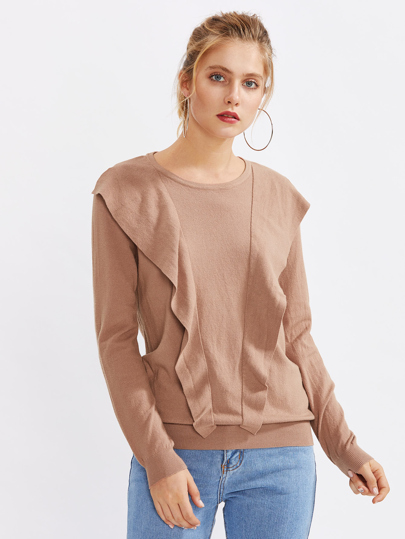 Frill Trim Knitwear