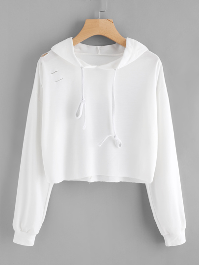 Sweat encapuchonné avec cordon