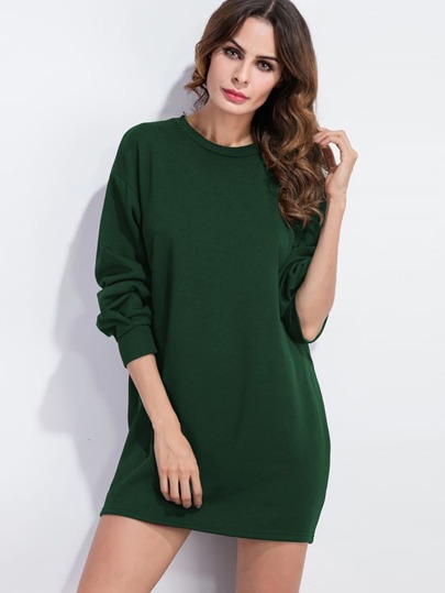 Vestito con spalle scivolate