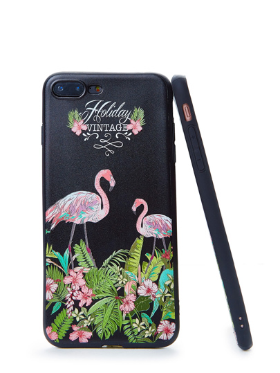 Funda de Iphone con estampado de flamenco