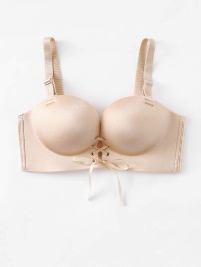 Reggiseno senza saldatura con laccetti