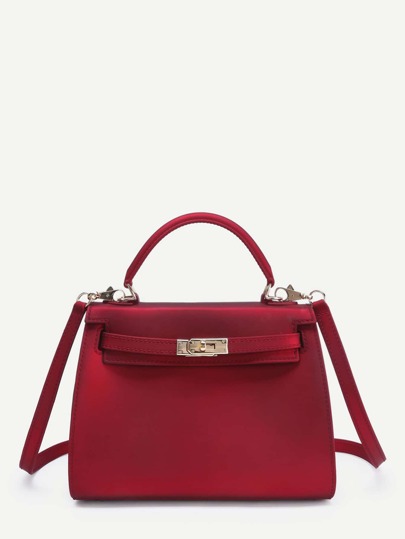 Sac porté épaule en PVC avec poignée