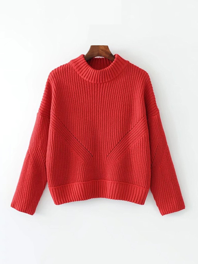 Maglione con collo alto