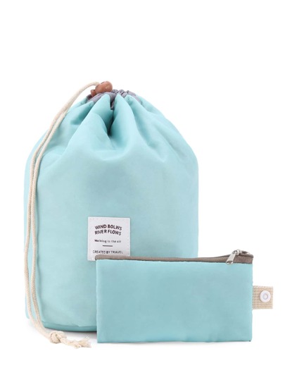 Bucket Makeup Bag With Pouch