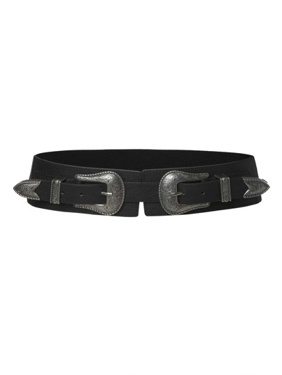 Double Buckle Elastic Belt