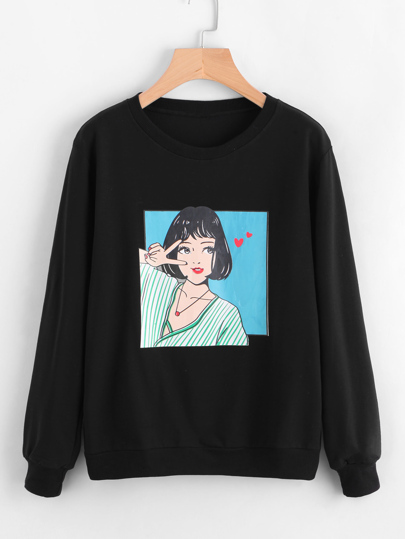Sudadera con chica