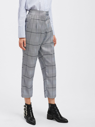 Pantalons droit tartan