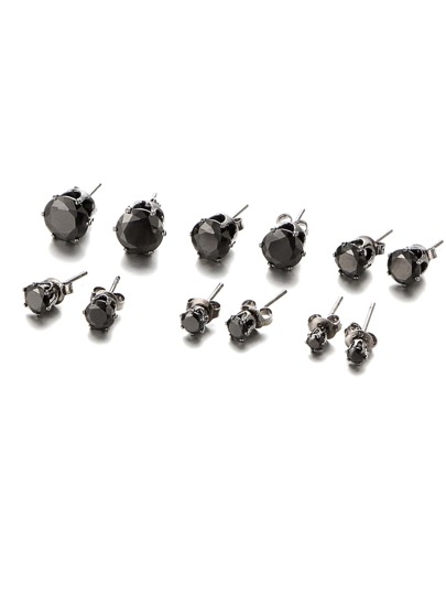 6 pares de pendientes en formas diferentes