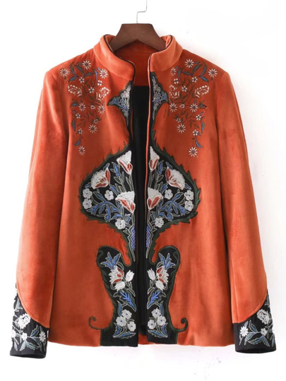 Blazer con ricamo
