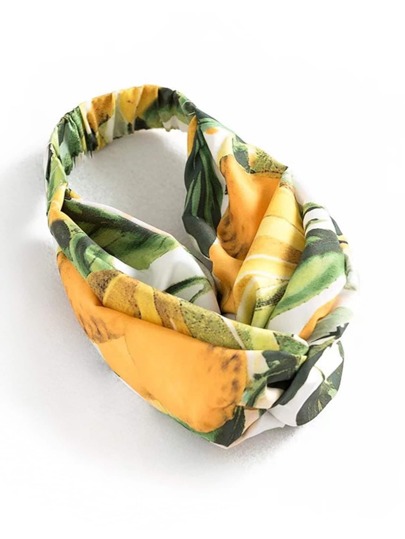 Jungle Print Twist Headband