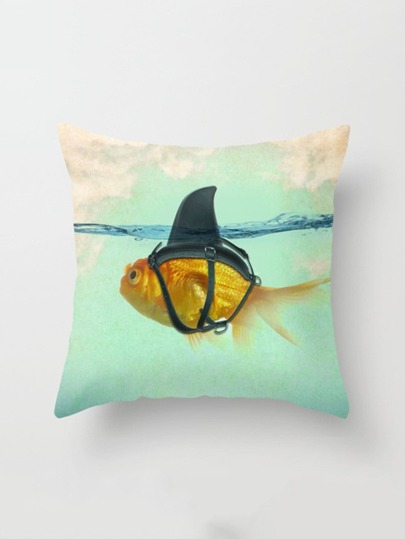 Taie d\'oreiller imprimé poisson rouge