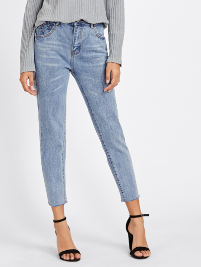 Back Thigh Rip Jeans