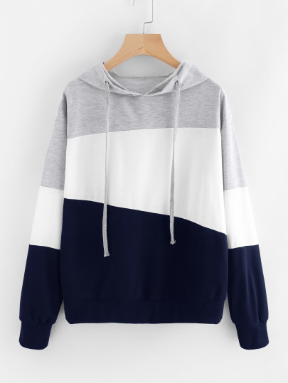 Cut And Sew Hoodie