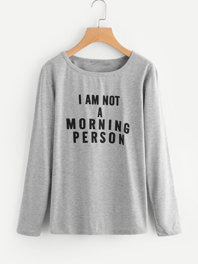 Slogan Stampa Mared Tee