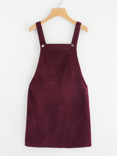 Robe salopette avec poche avant