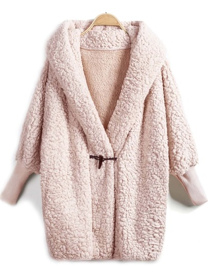 Hooded Faux Fur Coat