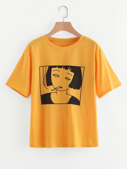 T-shirt da stampa ragazza