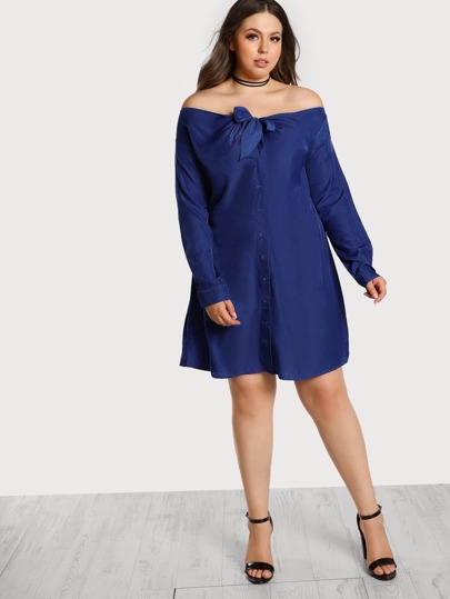 Vestito camicetta con spalle scoperte