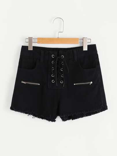Shorts avec lacet