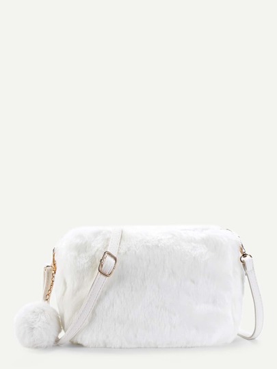 Borsa da saplla con pompon