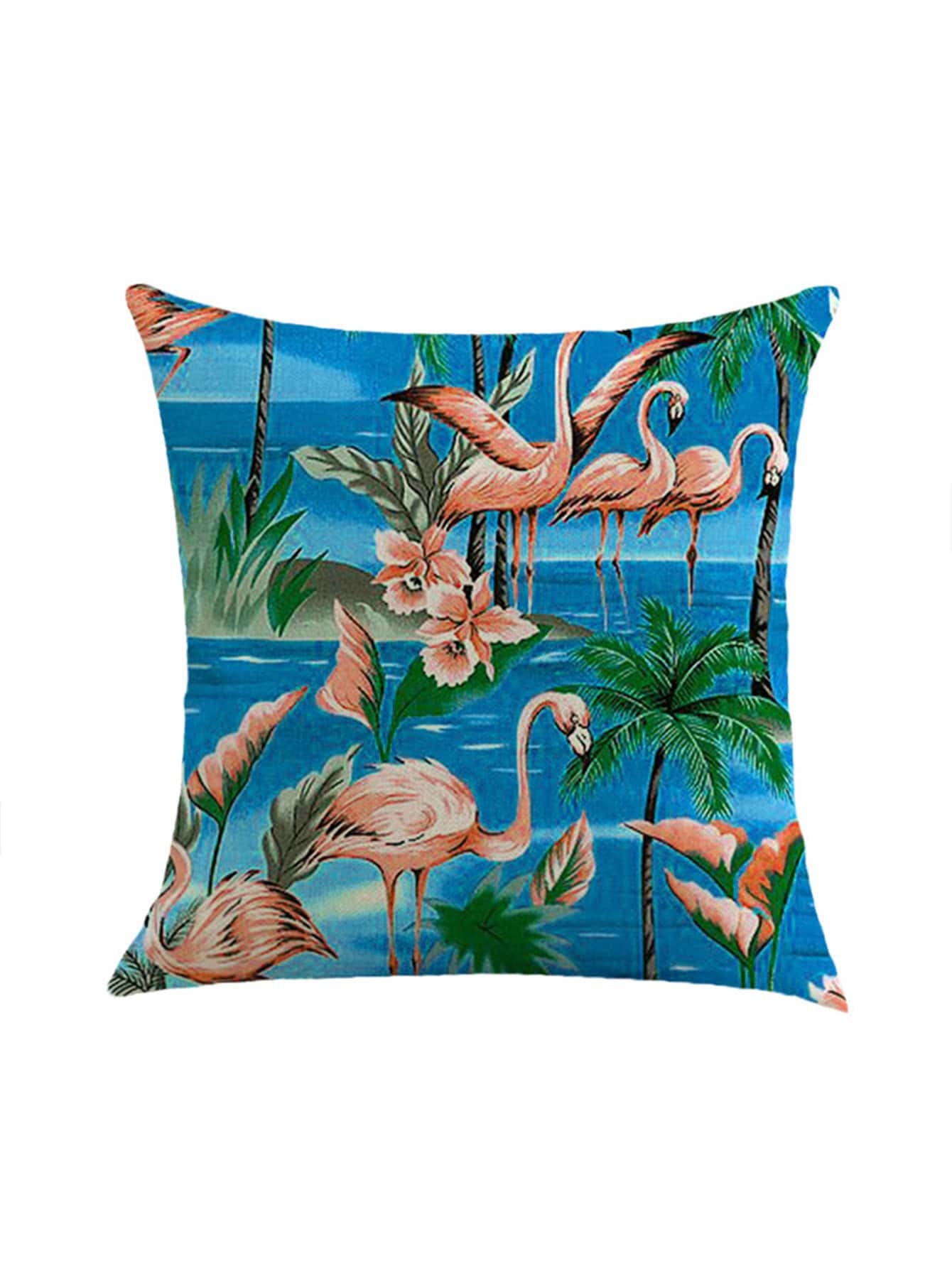 Jungle Print Pillowcase Cover SheIn(Sheinside)