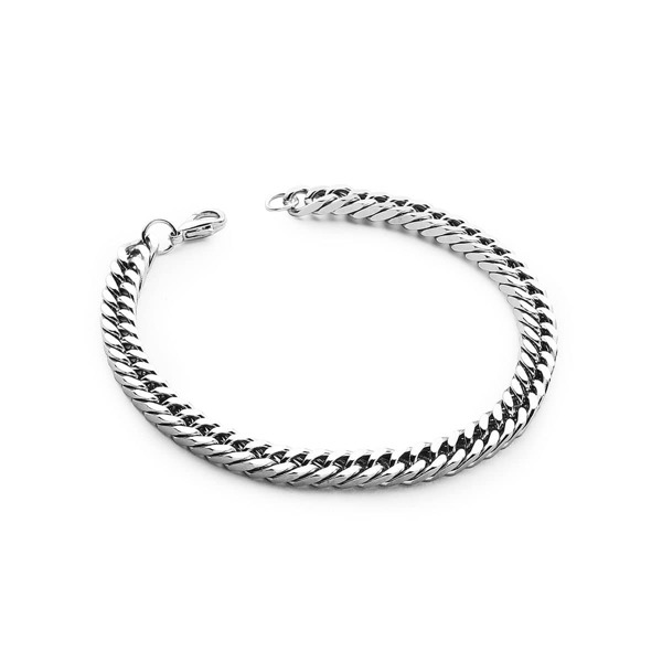 Minimalist Chain Bracelet, Silver