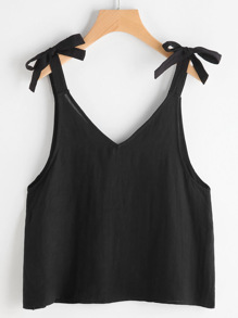 Bow Tie Strap Cami Top
