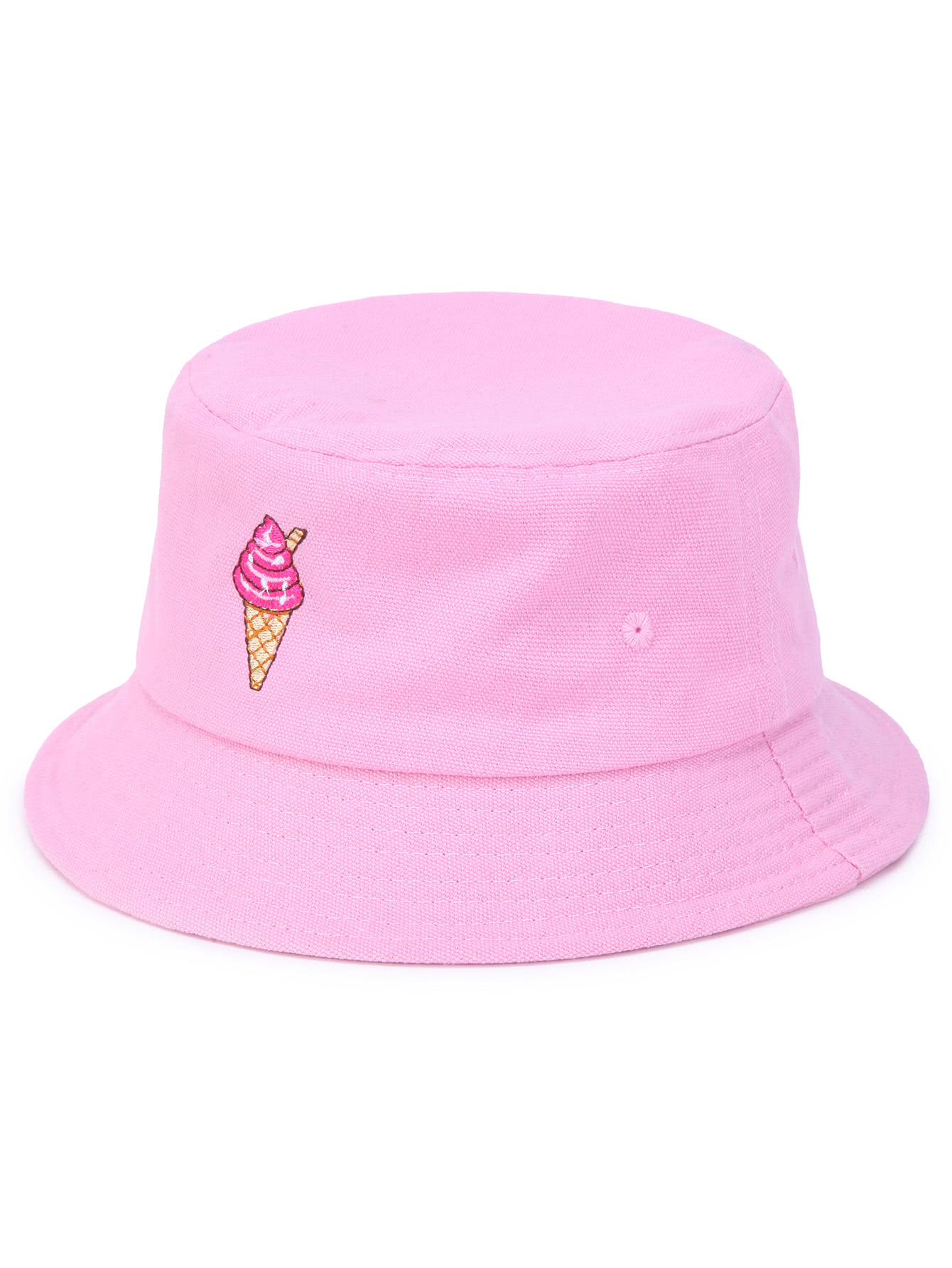 Ice Cream Embroidery Bucket Hat SheIn(Sheinside)