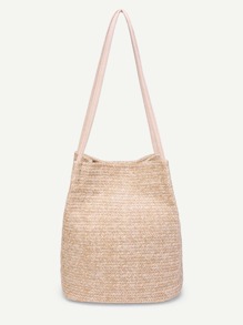 Simple Straw Tote Bag