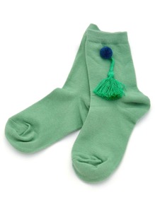 Tassel Detail Ankle Socks