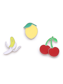 Fruit Design Brooch Set