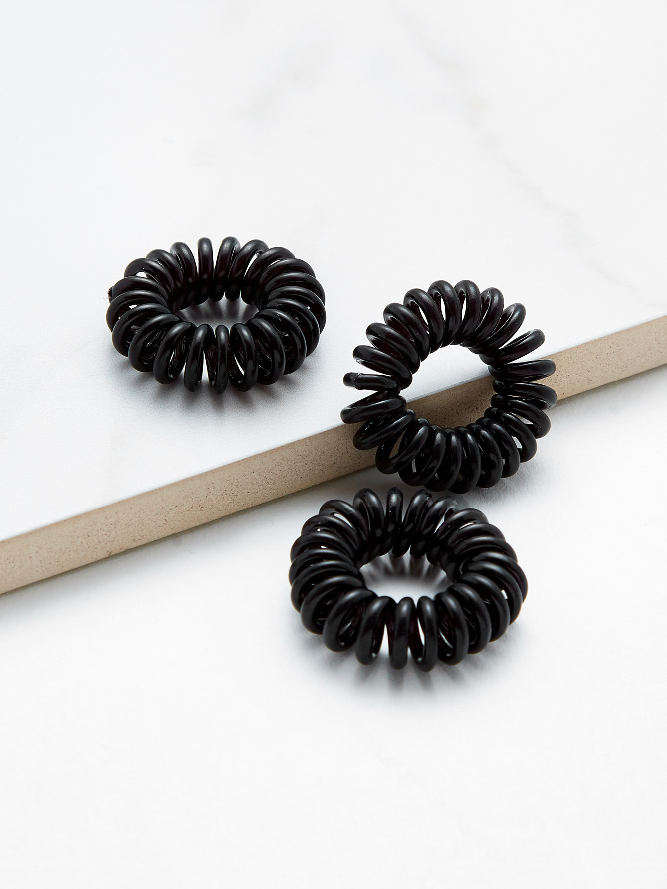 Coil Hair Ties 3pcs SheIn(Sheinside)