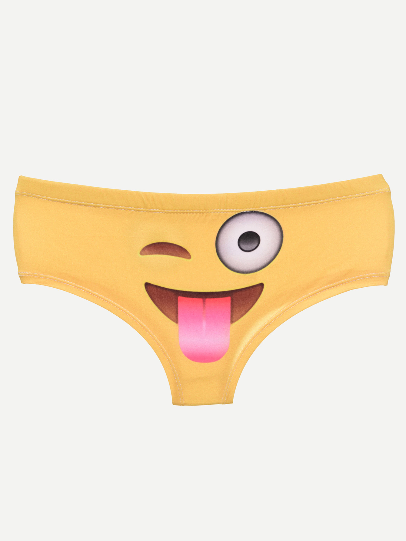 Emoji Print Panty EmmaClothWomen Fast Fashion Online